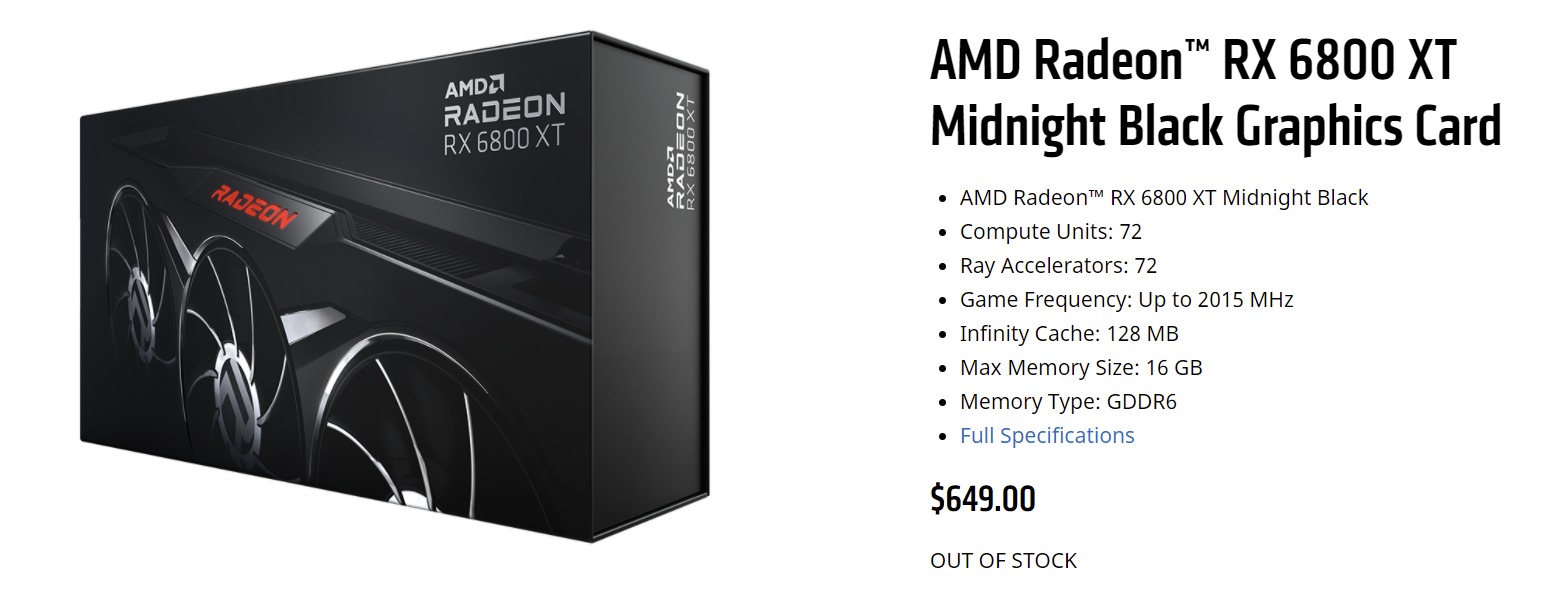 AMD to launch Radeon RX 6800 XT 