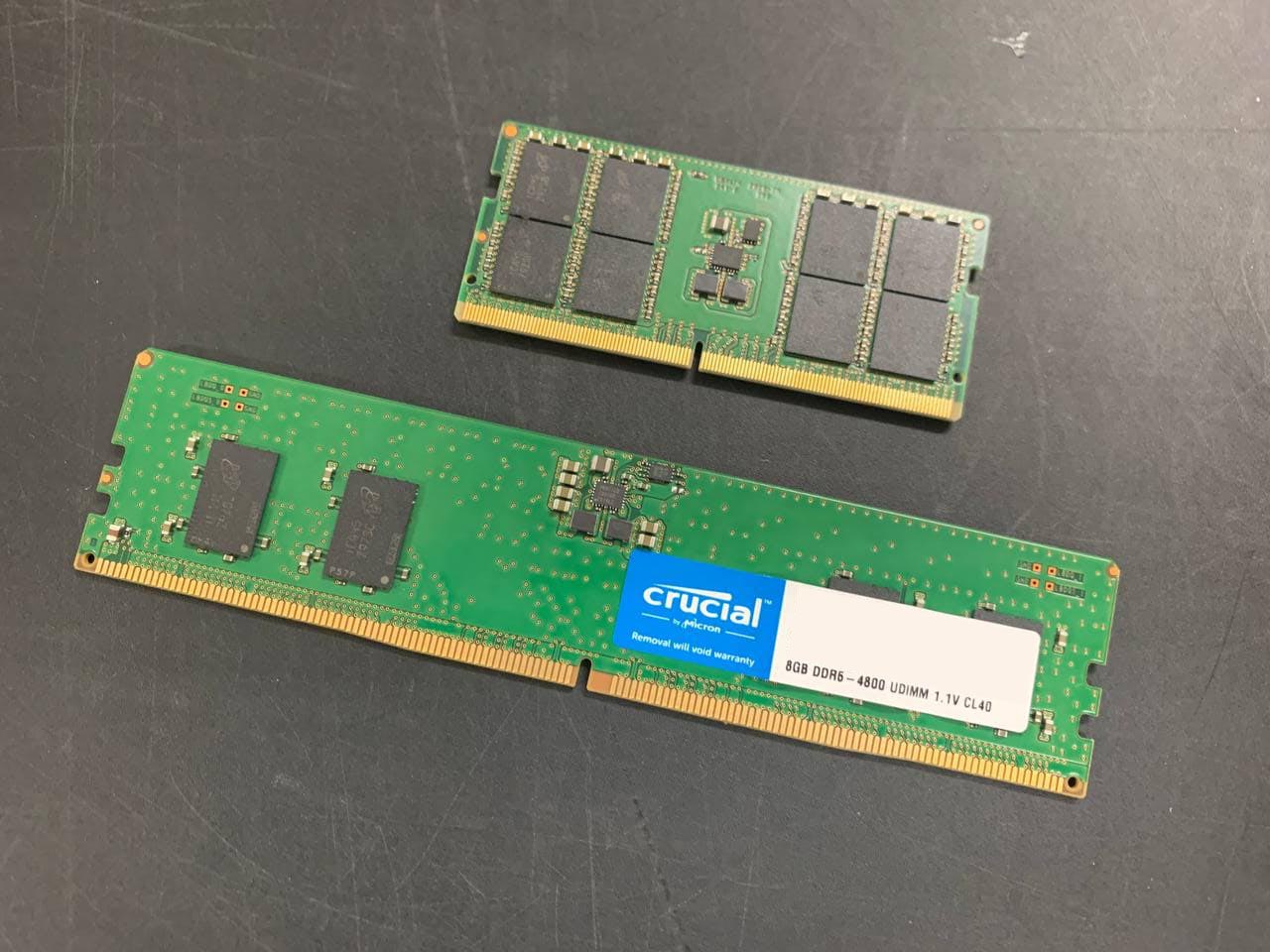 [情報] 美光DDR5記憶體實照曝光