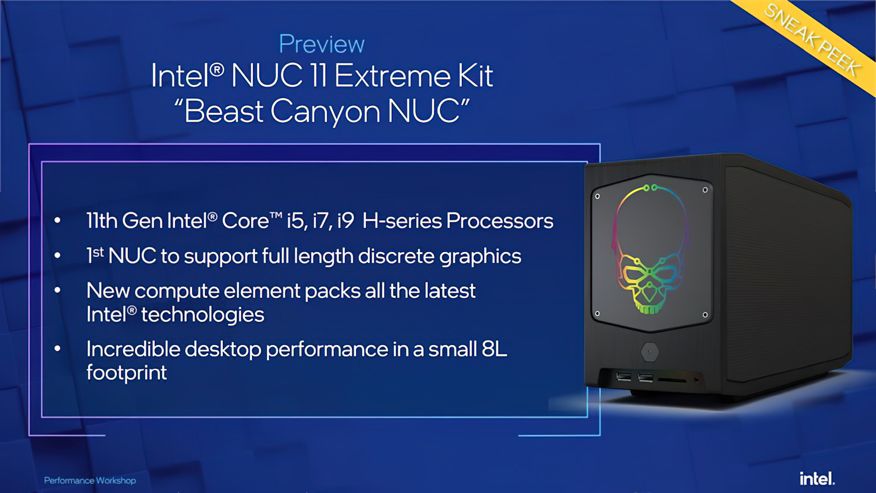 Intel NUC 11 Extreme Beast Canyon gets Core i9-11900KB CPU