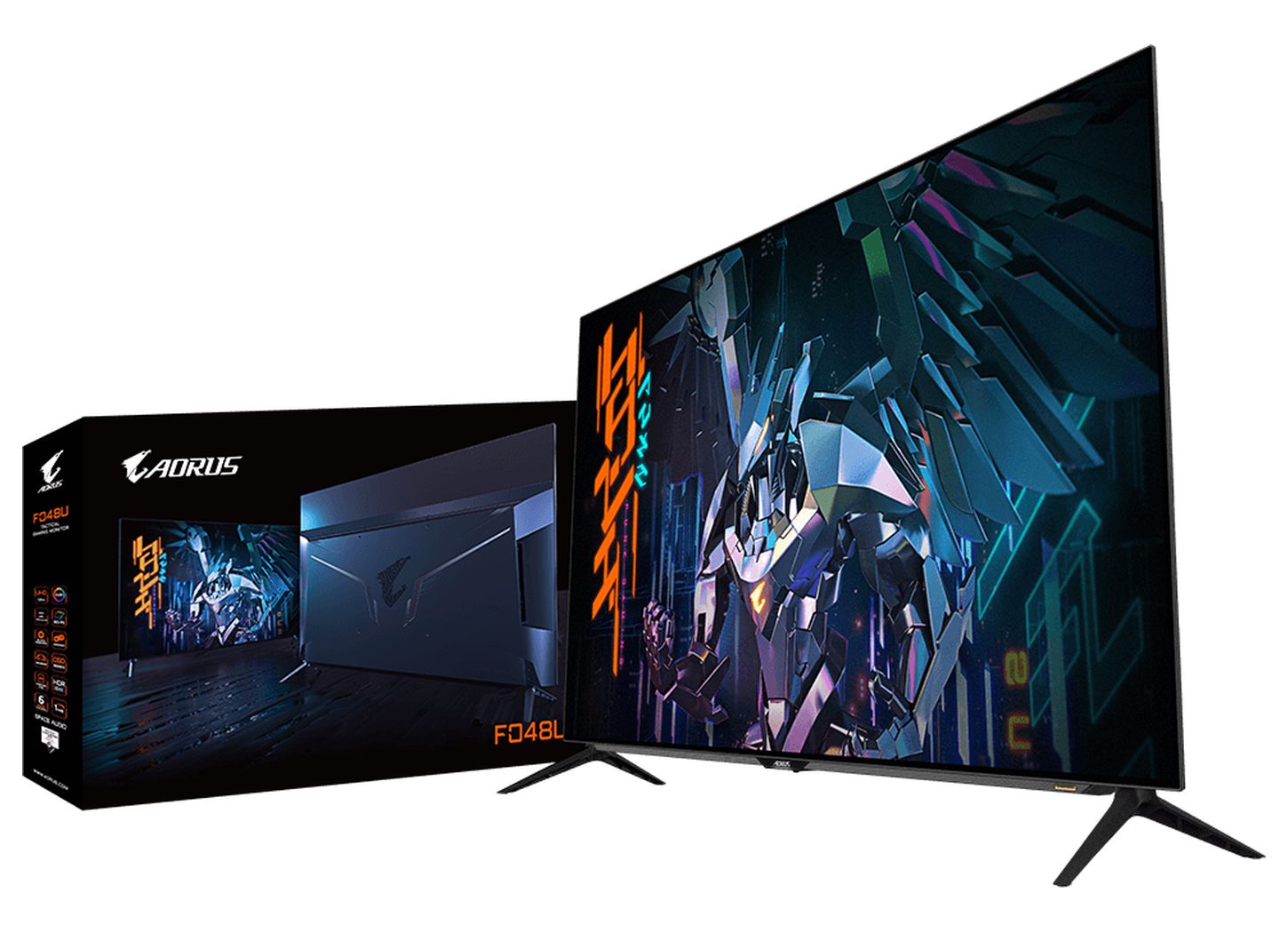 Gigabyte details its AORUS FO48U OLED 120Hz gaming monitor with 