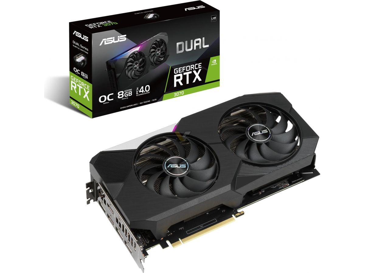 ASUS launches its GeForce RTX 3070 LHR (Lite Hash Rate) series 