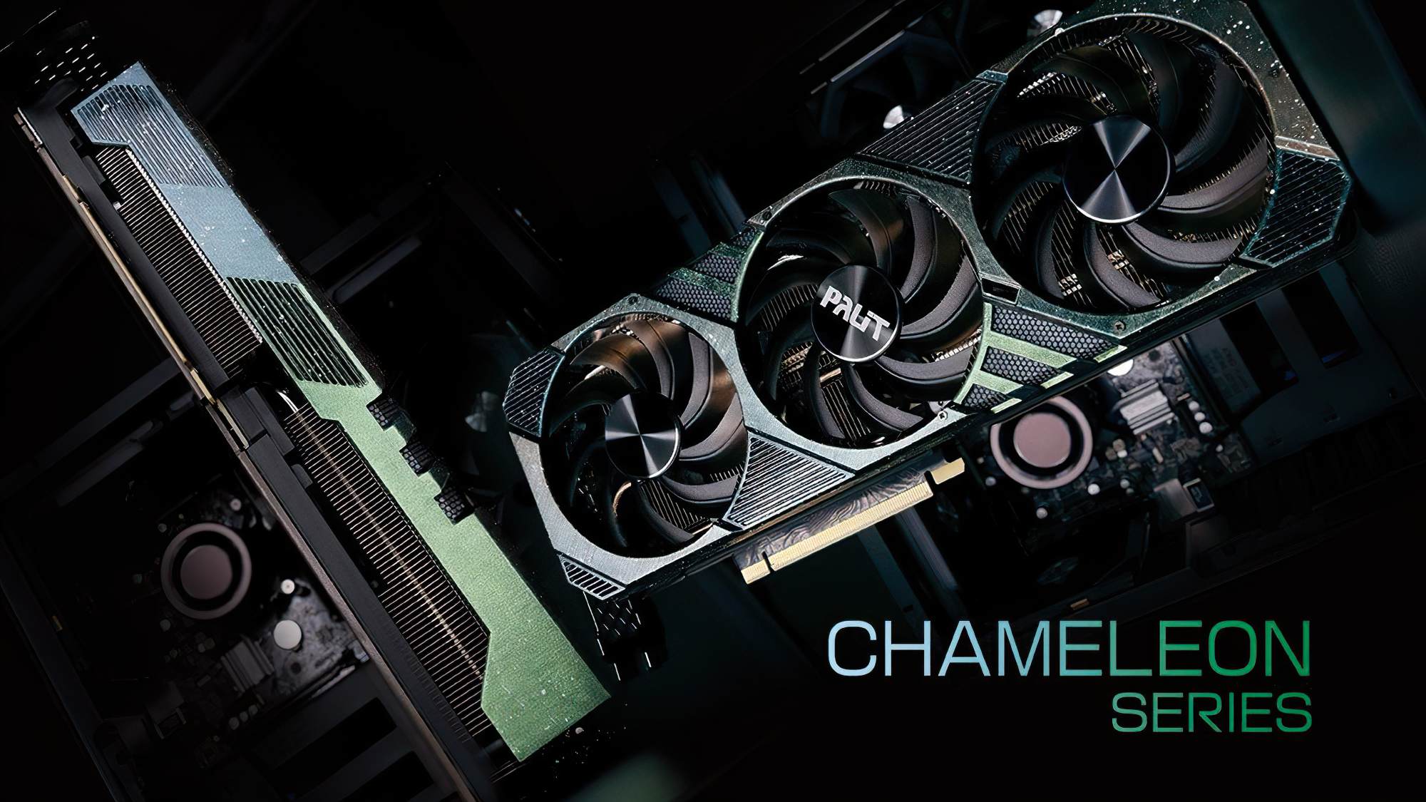 Palit teases color shifting GeForce RTX 3070 Ti Chameleon Series 