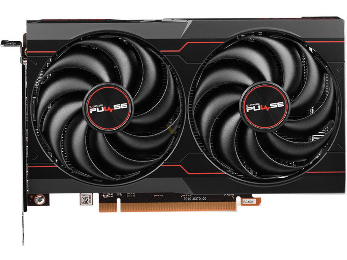 Sapphire RX 6600 Pulse with 8GB memory pictured and listed at 590