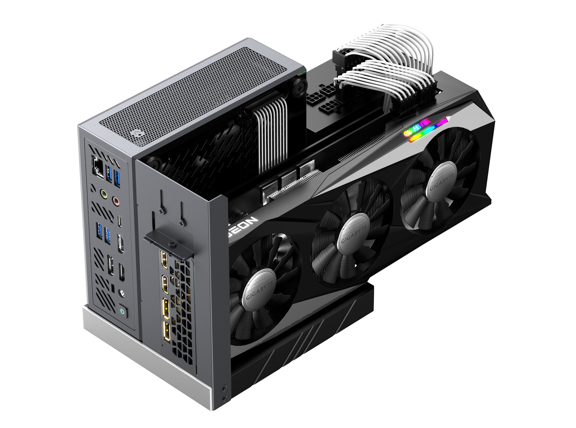 Minisforum (AMD) B550 Mini-PC supports external graphics cards 