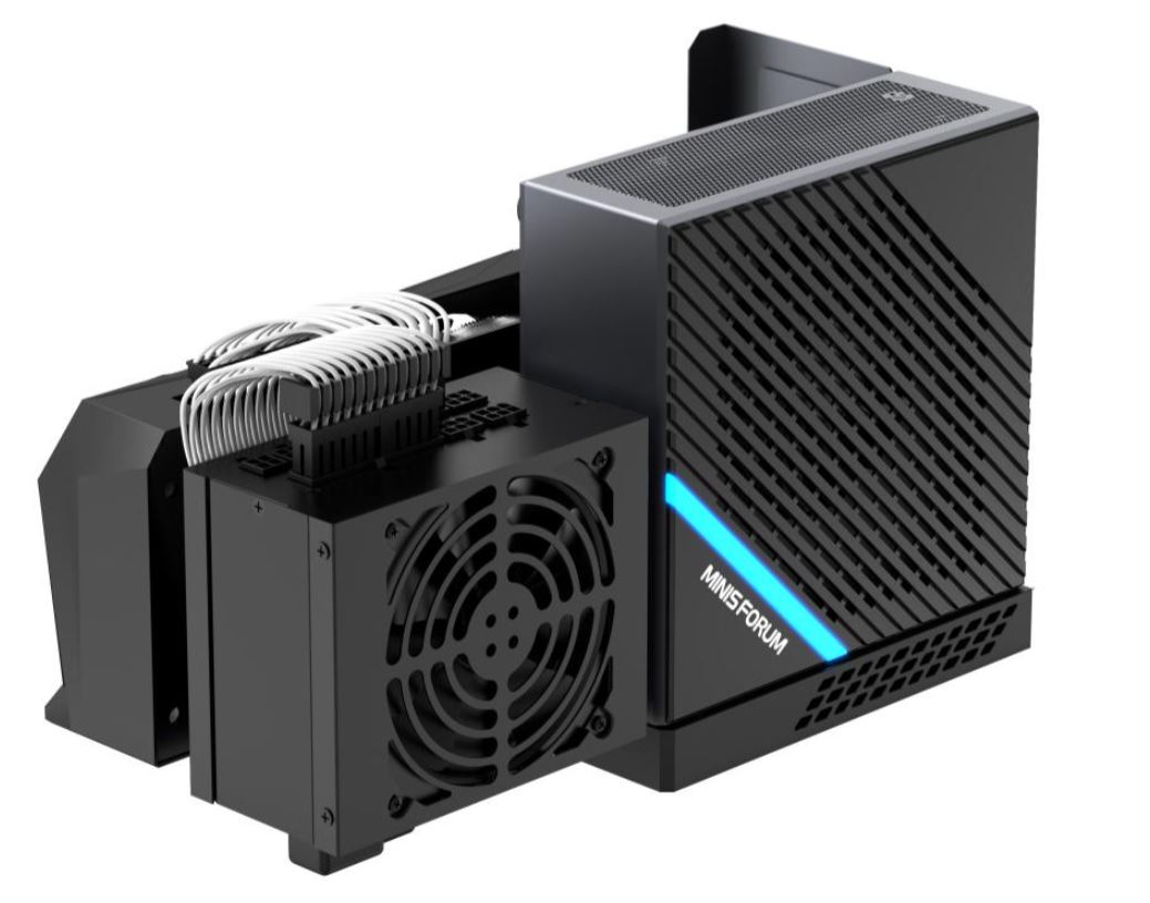 Minisforum (AMD) B550 Mini-PC supports external graphics cards 