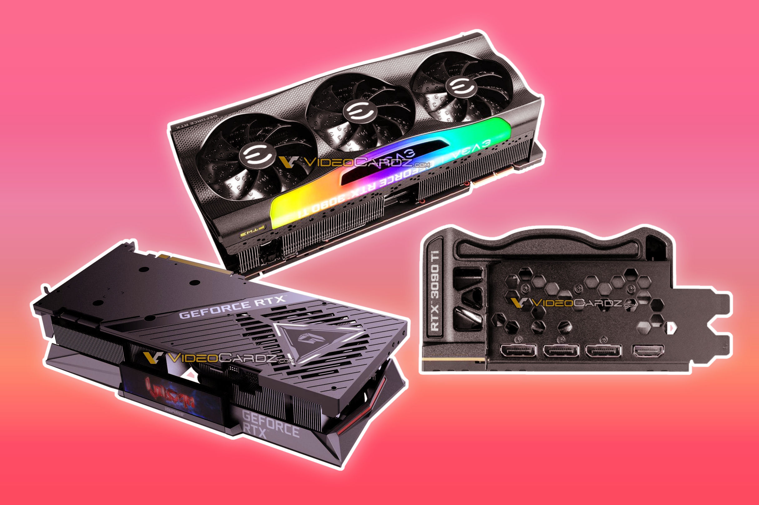 Plăcile grafice EVGA și Colorful GeForce RTX 3090 Ti sunt groase și consumatoare de energie