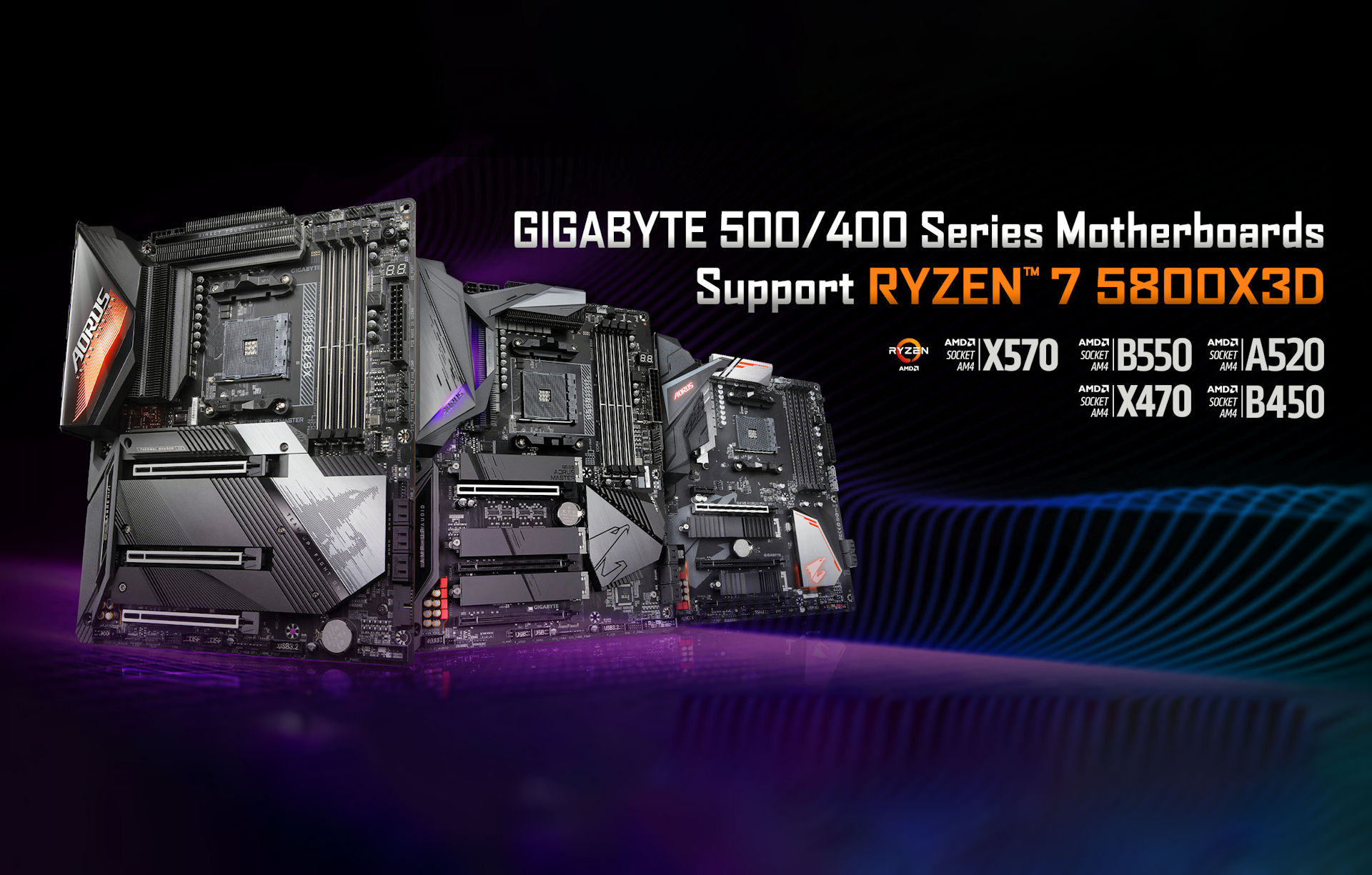 Gigabyte wydaje BIOS dla płyt głównych AMD z serii 500/400 z obsługą procesorów Ryzen 7 5800X3D