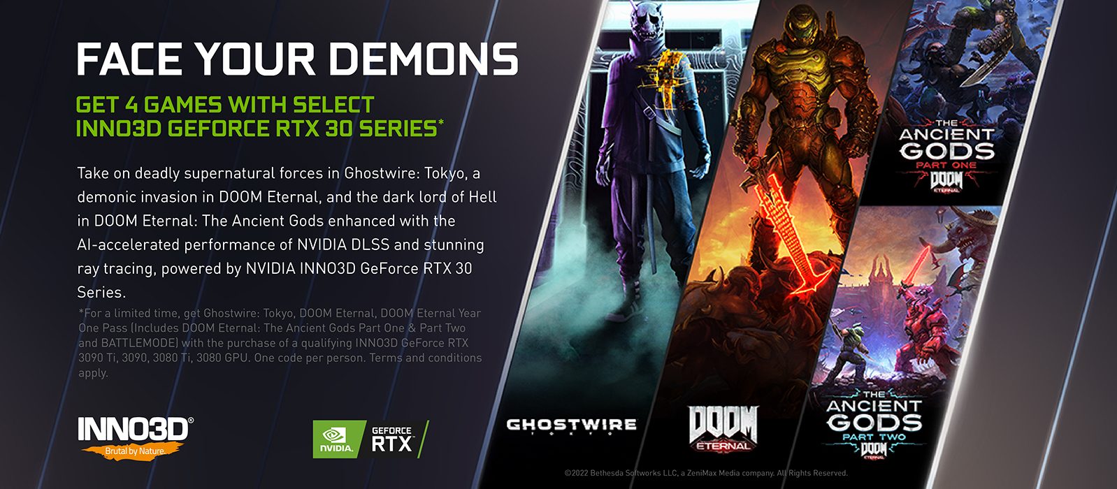 carrete Pila de vendedor NVIDIA GeForce RTX 3080/3090 series now come with free "Ghostwire: Tokyo"  and Doom Eternal games - VideoCardz.com