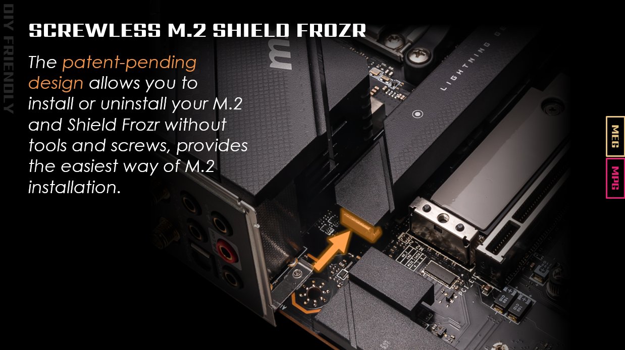 MSI to add screwless M.2 SSD installation to AMD X670/B650 motherboards 