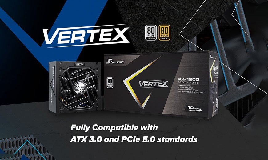 Sea Sonic announces RTX 40-ready Vertex ATX 3.0 & PCIe Gen5 power supply - VideoCardz.com