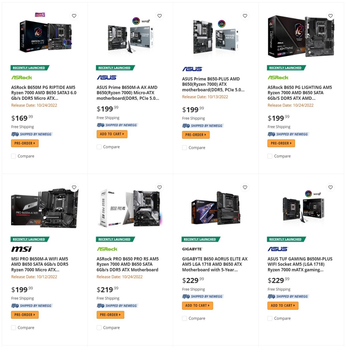 AMD B650 motherboards are now available, pricing starts at $159 ...