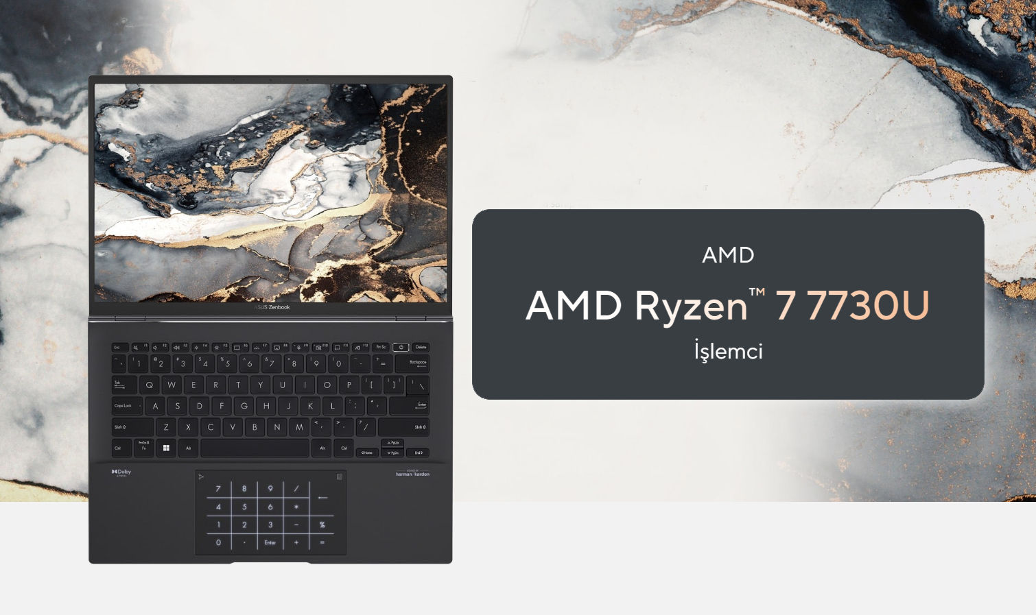ASUS Zenbook 14 apstiprināts, ka tajā ir AMD Ryzen 7 7730U procesors ar “Zen3” kodoliem