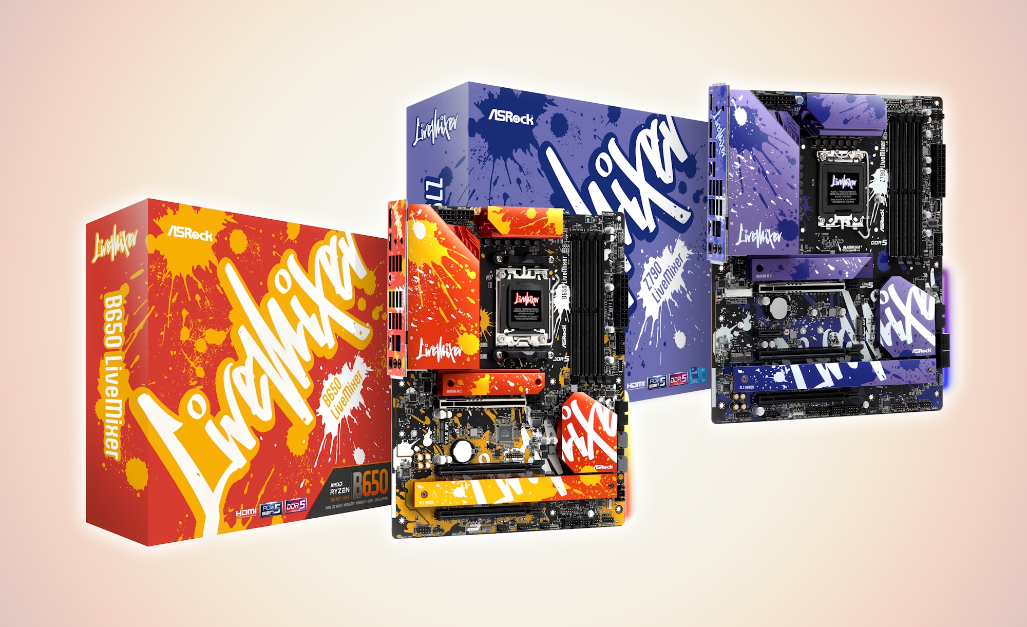ASRock introduces AMD B650 and Intel Z790 LiveMixer motherboard series