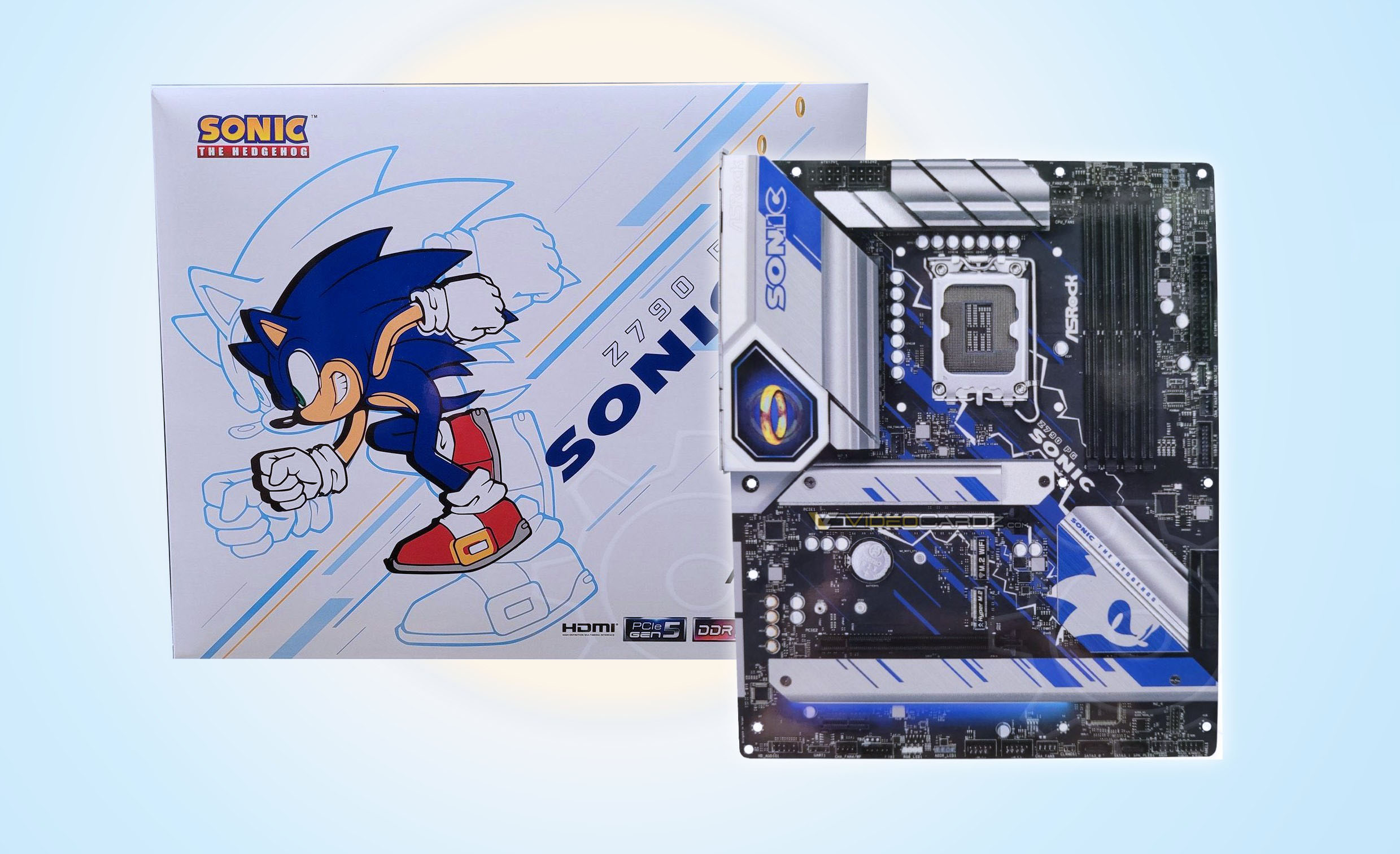 ASRock has Intel Z790 motherboard approved by Sonic the Hedgehog