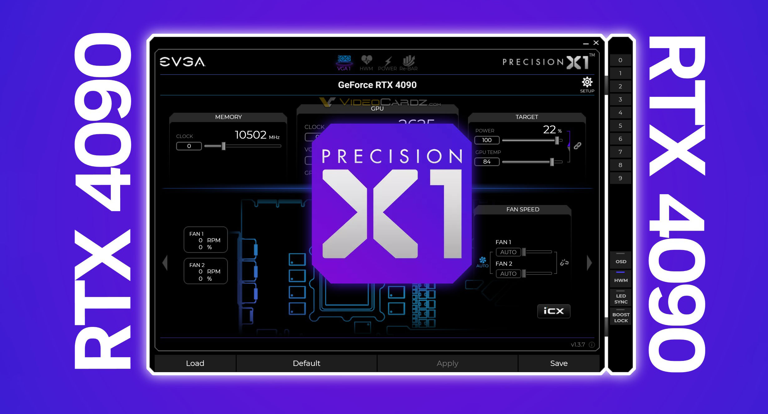 dybde Mængde af Kviksølv EVGA Precision X1 now supports GeForce RTX 4090, a card the company doesn't  have - VideoCardz.com