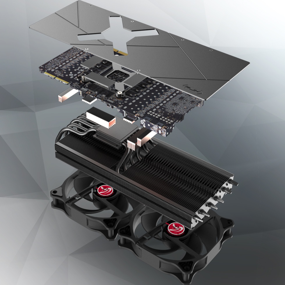 bur beslag Envision Raijintek Morpheus 8069 VGA cooler for AMD RX 6000 & NVIDIA RTX 30/40 GPUs  pictured - VideoCardz.com