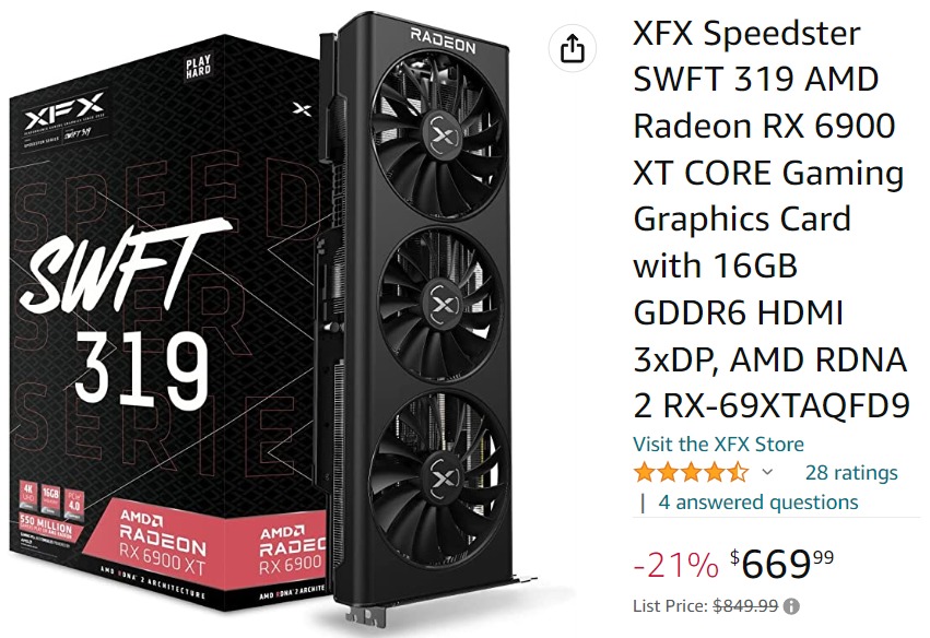 AMD unleashes the RX 6950 XT, costs $100 more than RX 6900 XT