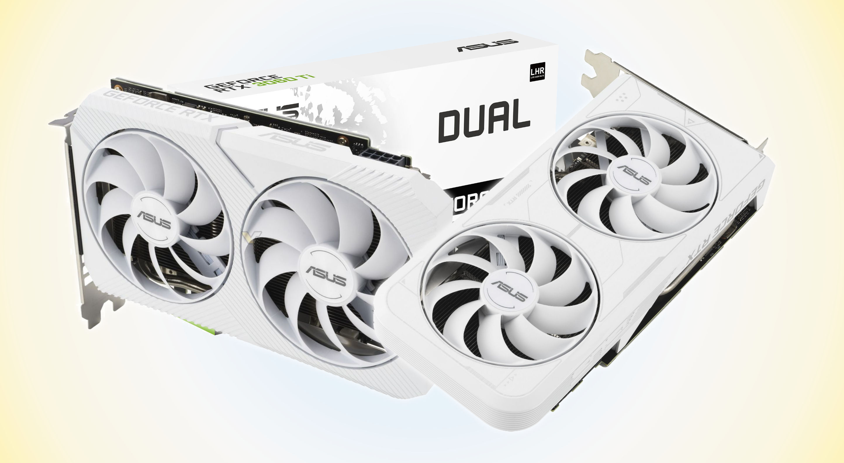 ASUS intros GeForce RTX 3060 (Ti GDDR6X) DUAL White series