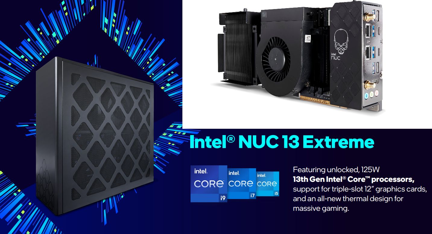 Intel launches NUC 13 Extreme Raptor Canyon with up to Core i9-13900K  CPU, costs $1179 to $1549 
