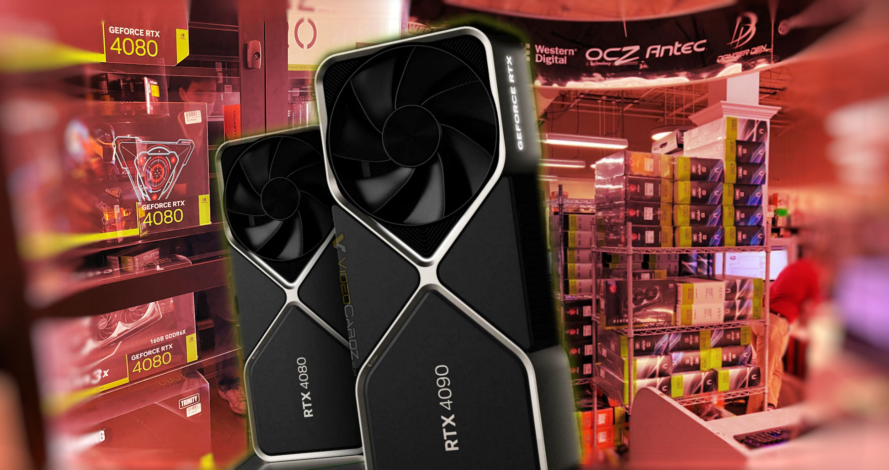 NVIDIA는 이미 160,000개의 GeForce RTX 40 그래픽 카드를 판매했지만 상점에는 여전히 RTX 4080이 가득합니다.