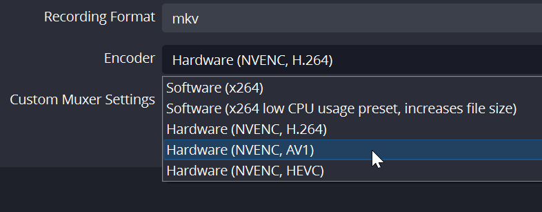 OBS Studio now supports NVIDIA NVENC AV1 encoder on GeForce RTX 40 GPUs -  