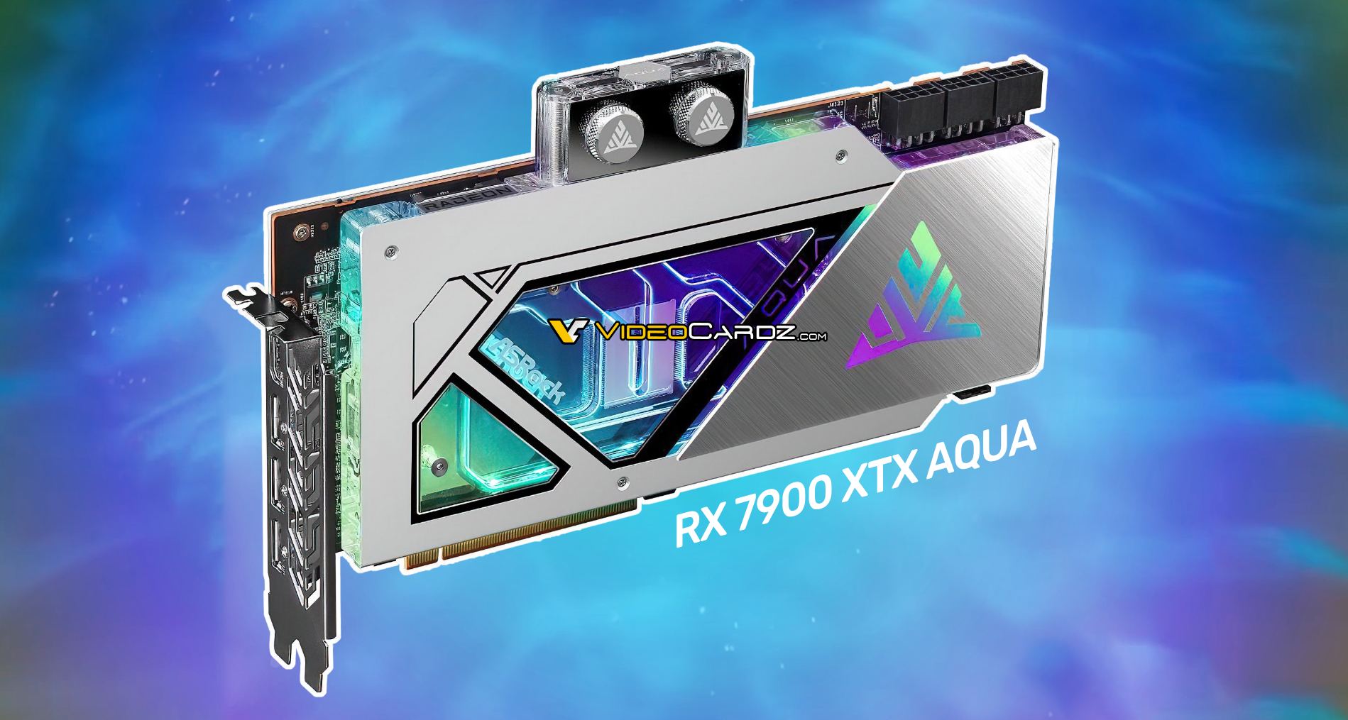 تقوم ASRock بصنع بطاقة رسومات Radeon RX 7900 XTX AQUA مبردة بالسائل