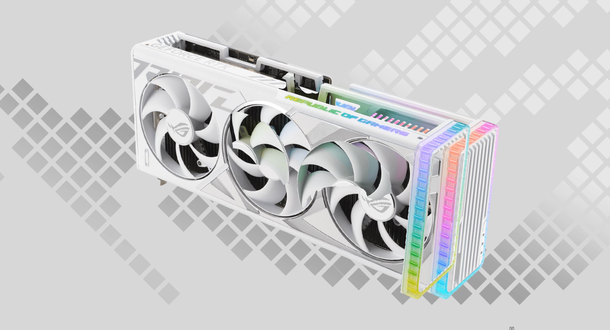 ASUS introduces ROG STRIX GeForce cards in white -
