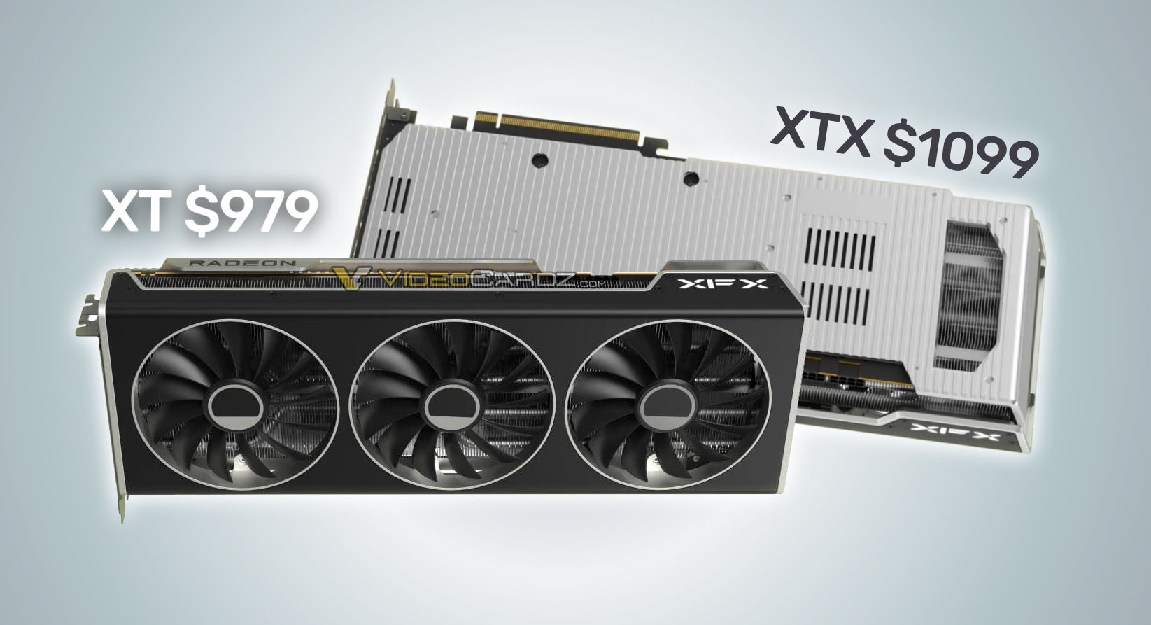 Custom XFX Radeon RX 7900 XTX card has been listed for $1099 by , XT  variant for $979 