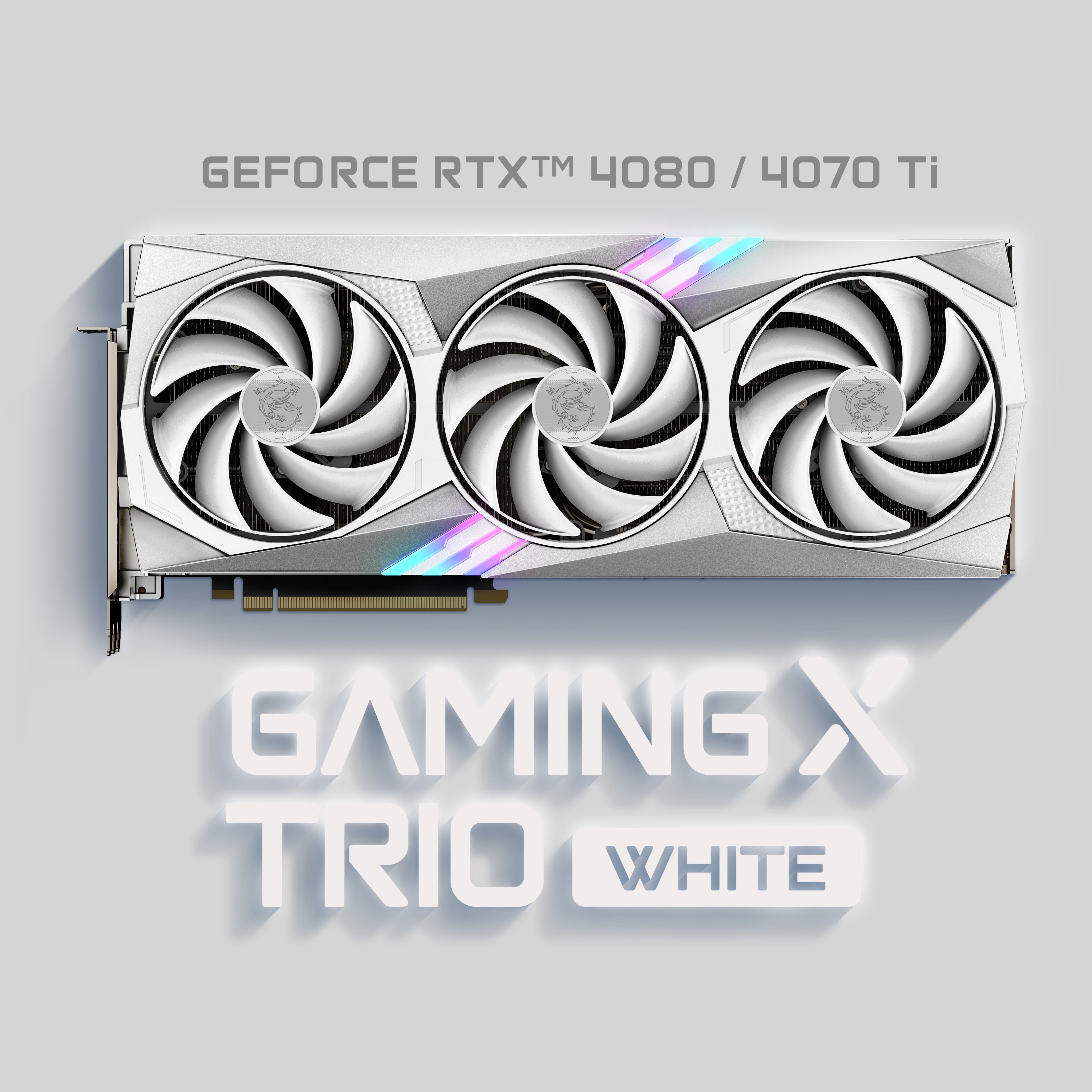 MSI Gaming GeForce RTX 4080 Video Card RTX 4080 16GB GAMING X SLIM WHITE 