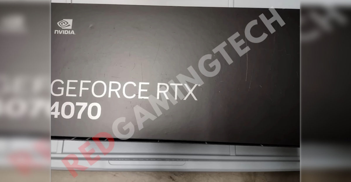 Διαρροή συσκευασίας NVIDIA GeForce RTX 4070 Founders Edition