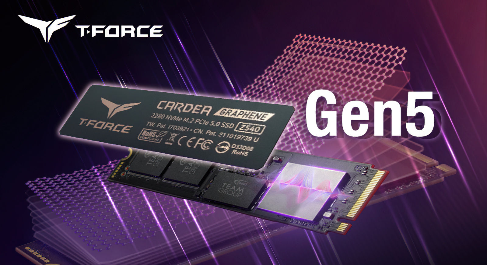 TeamGroup announces Cardea Z540 M.2 PCI Gen5 SSD with up to 12 GB
