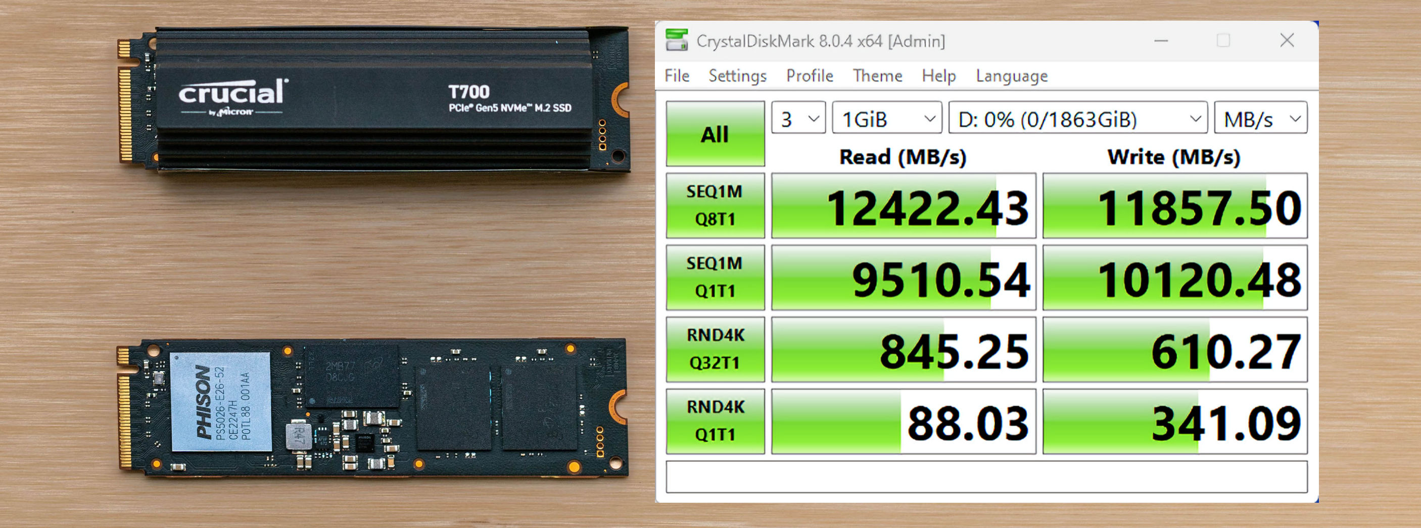 Crucial T700 PCIe Gen5 NVMe SSD teased reaching 12.4 GB/s read and 11.9  GB/s write speeds 