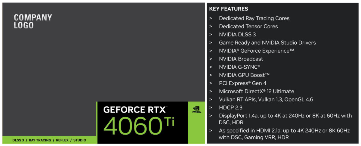 New leak confirms the upcoming GeForce RTX 4060 Ti GPU 