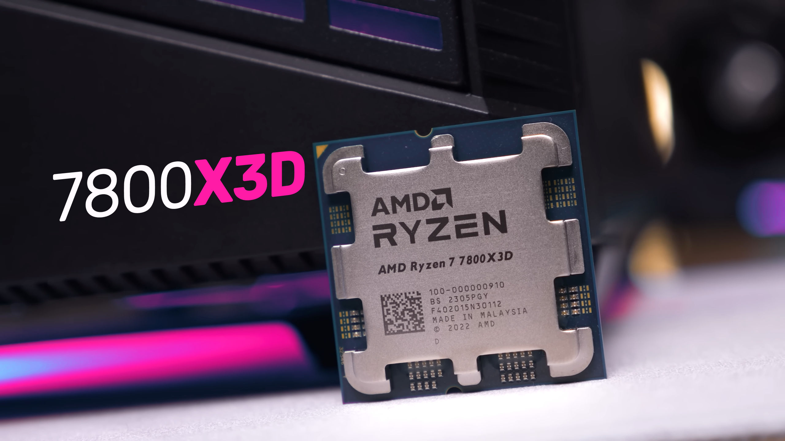AMD Ryzen 7 7800X3D 8-core Zen4 desktop CPU with 3D V-Cache is now 