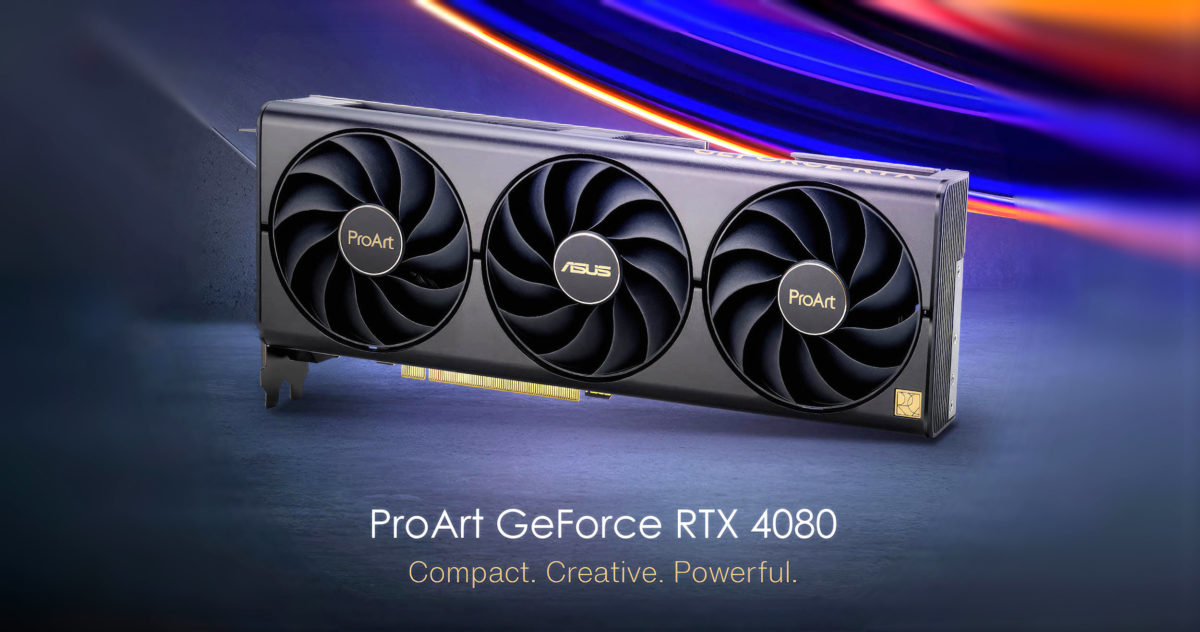 ASUS introduces GeForce 4080/4070 Ti ProArt GPUs for creators VideoCardz.com