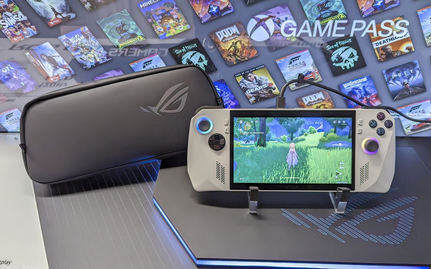 ASUS ROG Ally console prototypes have been pictured, featuring a