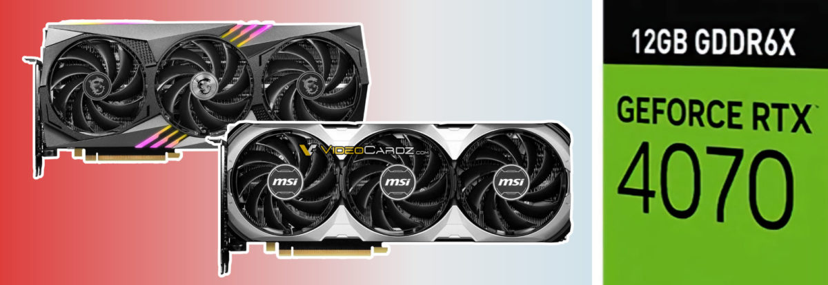NVIDIA GeForce RTX 4060 and GeForce RTX 4070 outlined by new leak