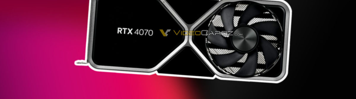 NVIDIA GeForce RTX 4070 Founders Edition GPU abgebildet