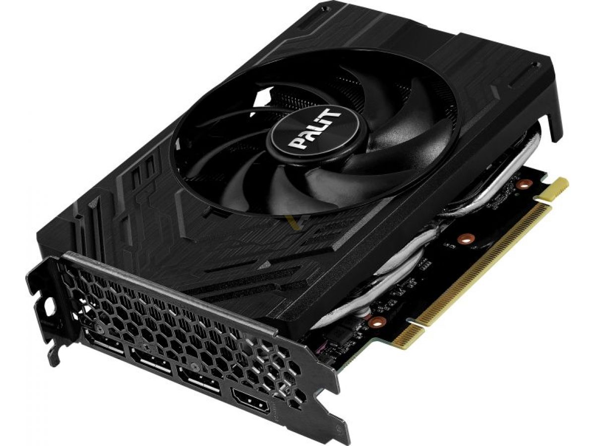 Asus' low-profile RTX 4060 still takes up two slots, but its shorter shroud  fits more easily into SFF builds