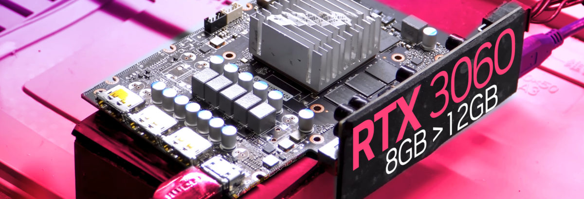 NVIDIA GeForce RTX  8GB GPU upgraded to GB memory gets