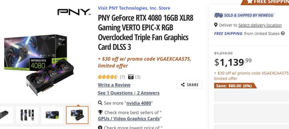 NVIDIA GeForce RTX 4080 Graphics Card Specs, Performance, Price