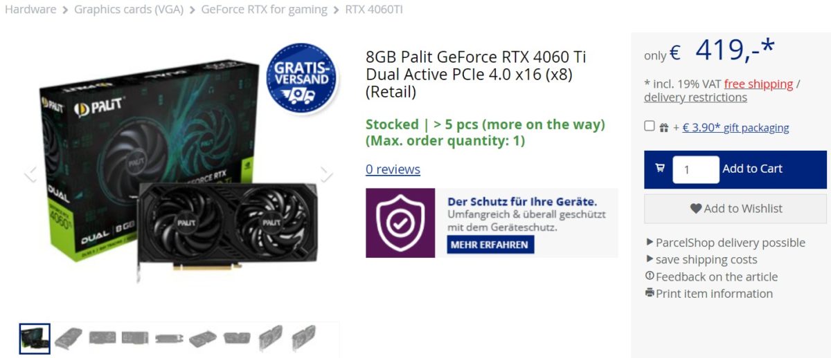 NVIDIA GeForce RTX 4060 TI Founder's Edition Graphics Card - Titanium and  black 