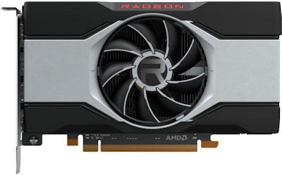 AMD Radeon RX 7600 reference card pictured, shorter than 21cm ...