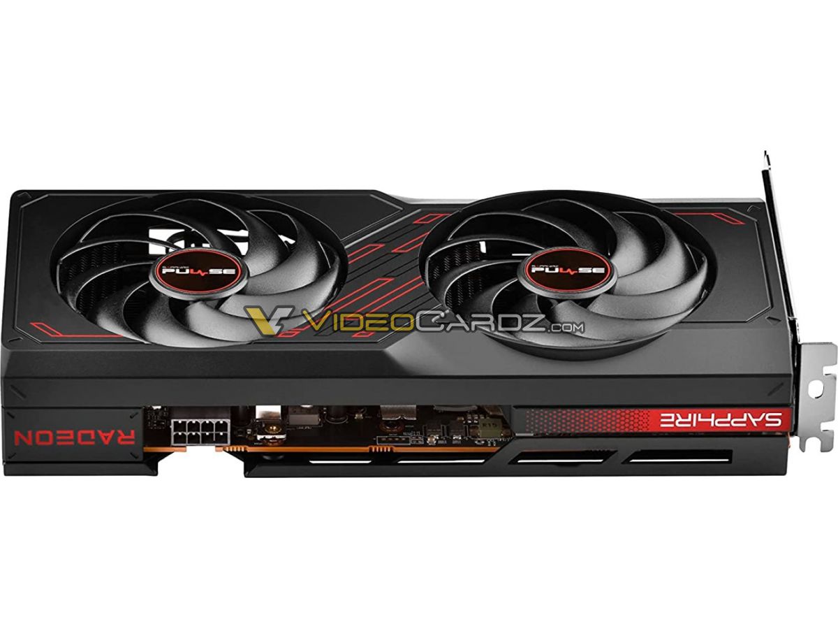 Sapphire Radeon RX 7600 PULSE graphics card pictured, features 32