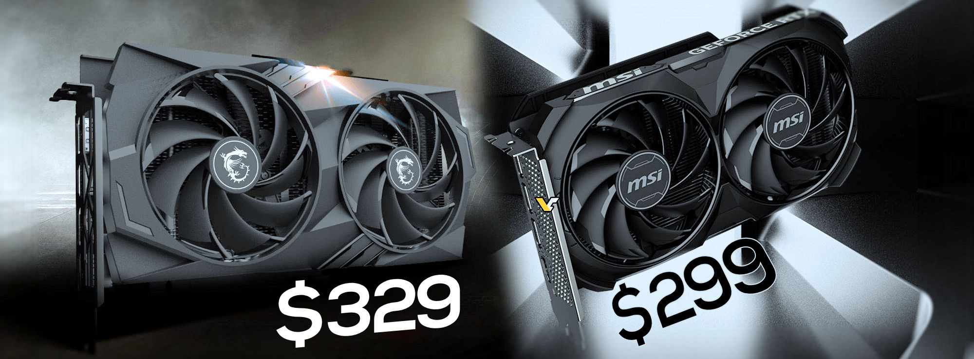 MSI GeForce RTX 4060 series listed for up to $329, a $50 gap between ...