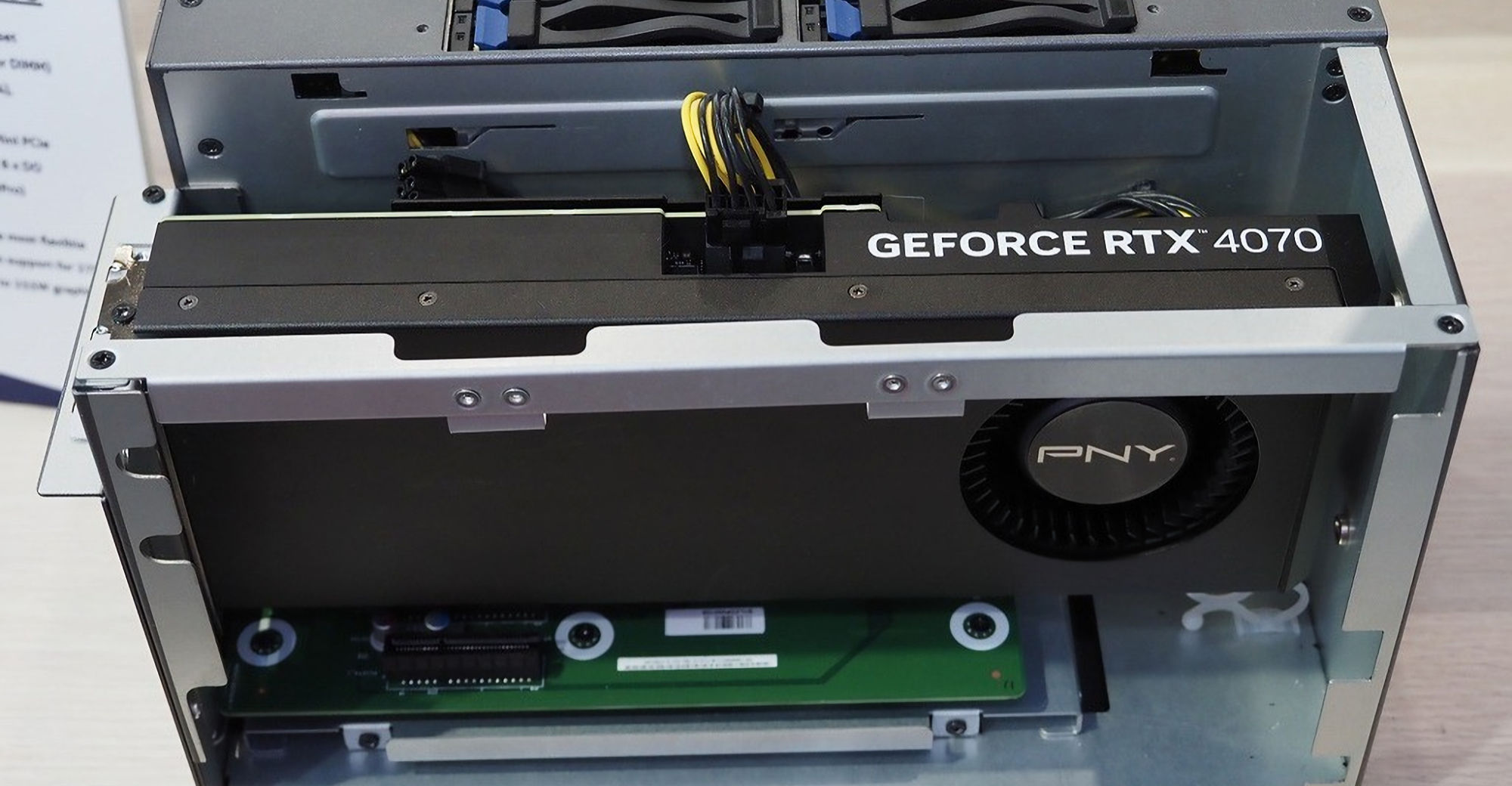 PNY introduces GeForce RTX 4070 GPU with a blower fan 