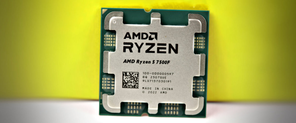 AMD Ryzen 5 7500F Is The First Zen 4 CPU With No Onboard Graphics –