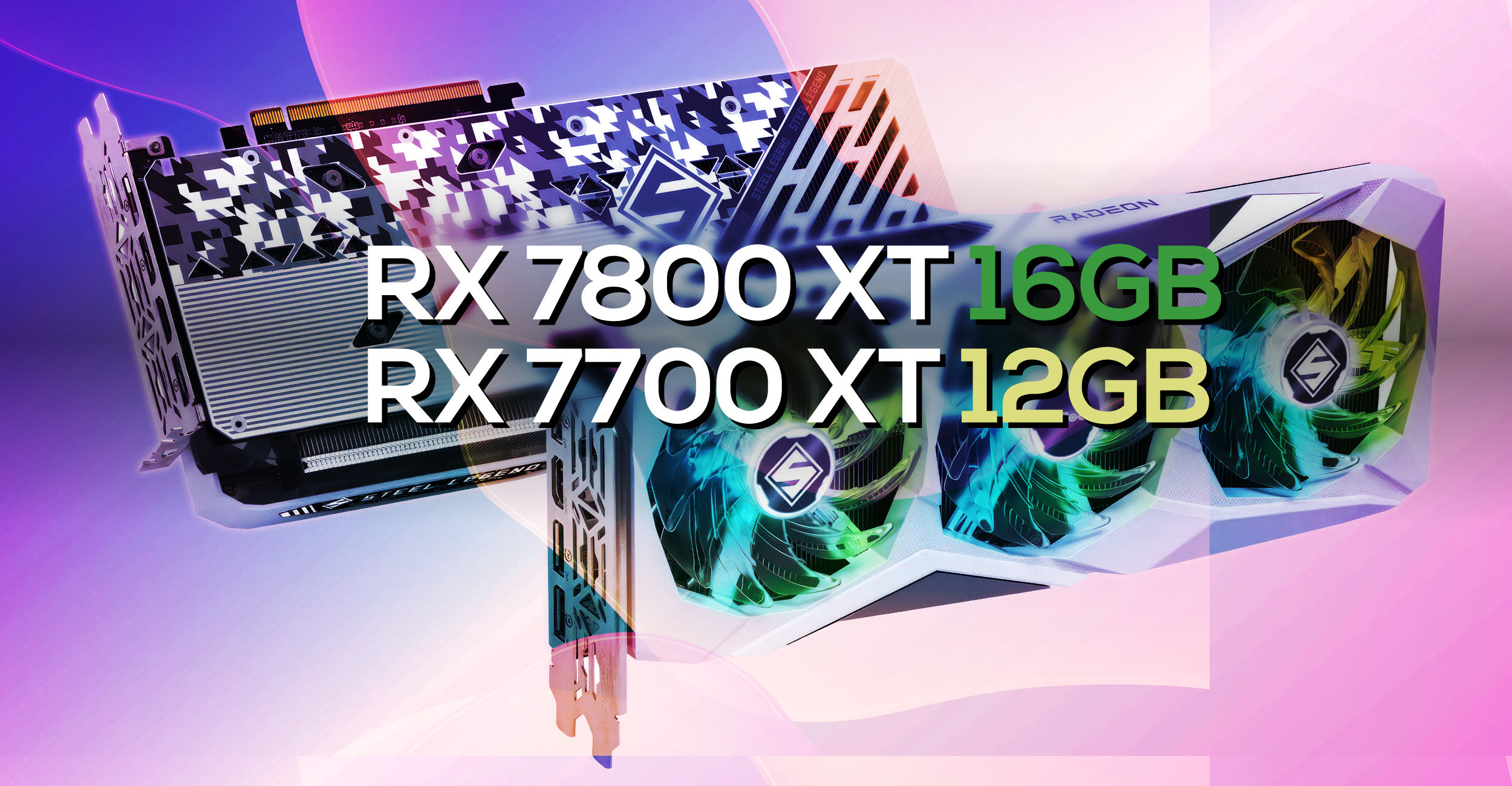 ASRock lists Radeon RX 7800XT 16GB and Radeon RX 7700XT 12GB