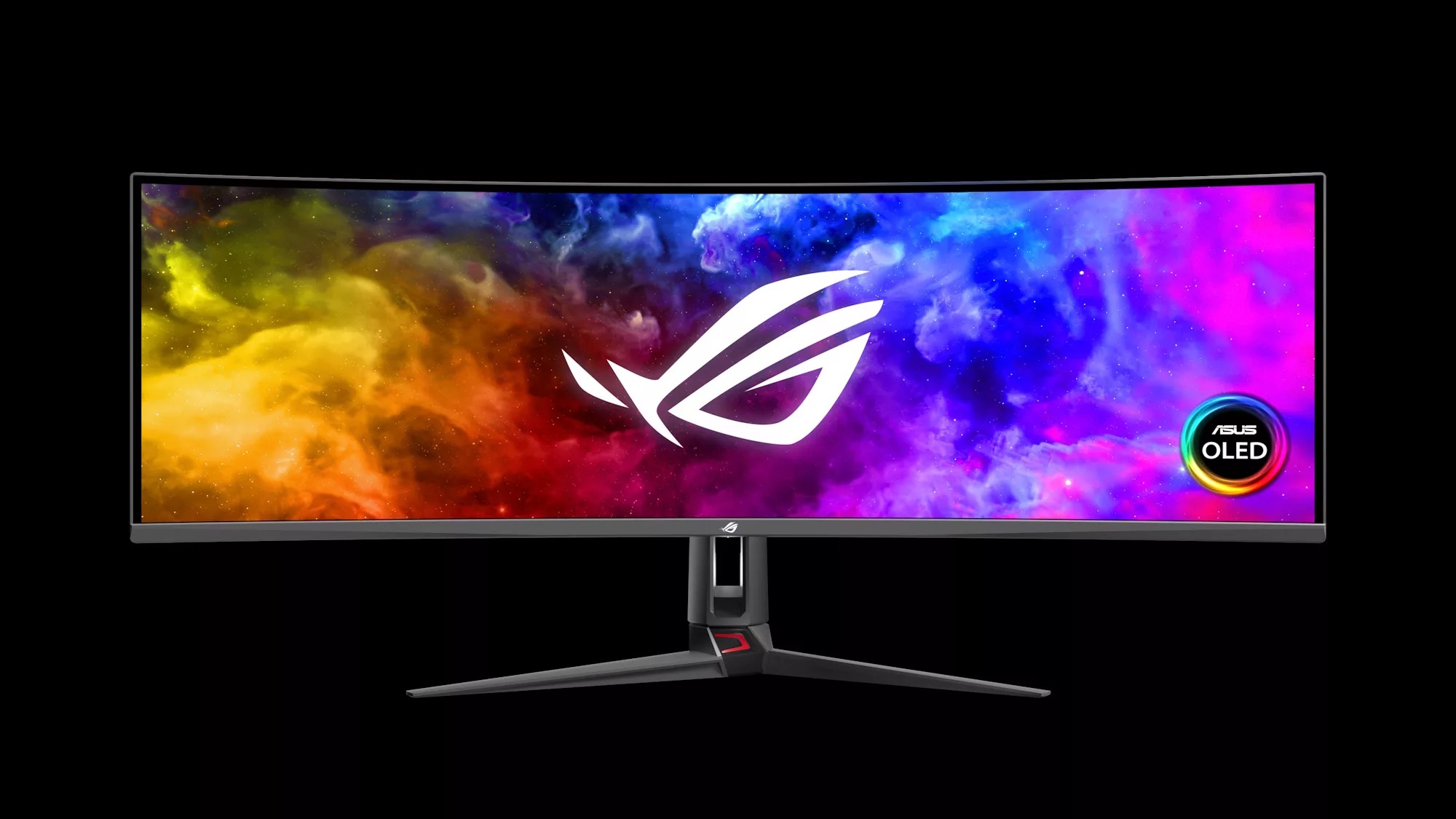 ASUS 34 240 Hz OLED Curved Gaming Monitor NVIDIA G-Sync 3440 x 1440 (2K)  DCI-P3 99% sRGB 135% ROG Swift OLED PG34WCDM 