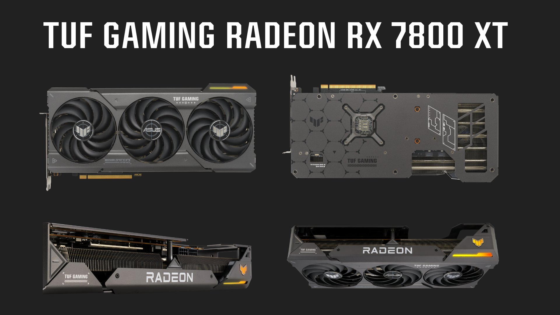 Asus Radeon RX 7800 XT TUF Gaming OC Edition review